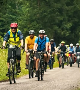 adfc radfahrgruppe in der natur